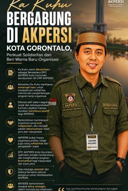 Ka Kuhu Bergabung di AKPERSI Kota Gorontalo, Perkuat Solidaritas dan Beri Warna Baru Organisasi