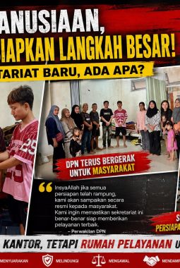 Di Balik Aksi Kemanusiaan, DPN Siapkan Sekretariat Baru sebagai “Rumah Pelayanan” bagi Masyarakat