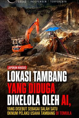 LOKASI TAMBANG YANG DIDUGA DIKELOLA AI DISOROT